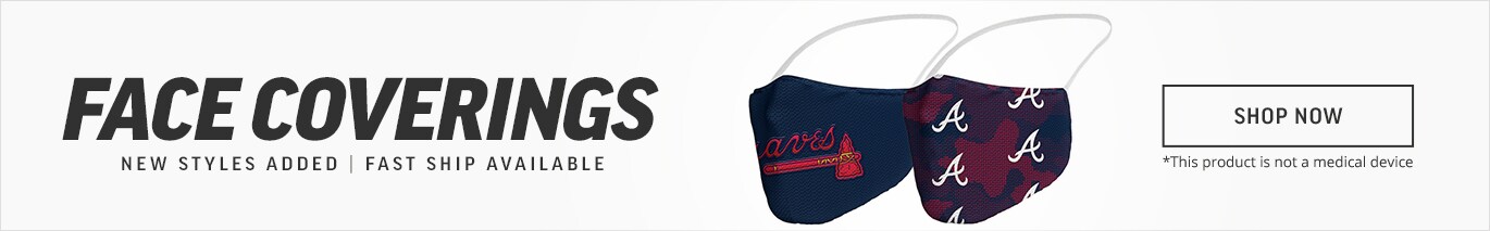 New Styles Added! Fast Ship Available *This product is not a medical device Face Coverings Shop Now