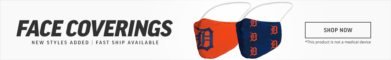 New Styles Added! Fast Ship Available *This product is not a medical device Face Coverings Shop Now