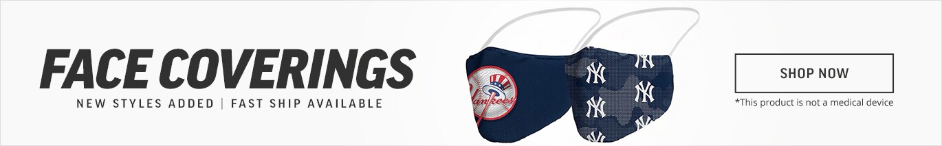 New Styles Added! Fast Ship Available *This product is not a medical device Face Coverings Shop Now