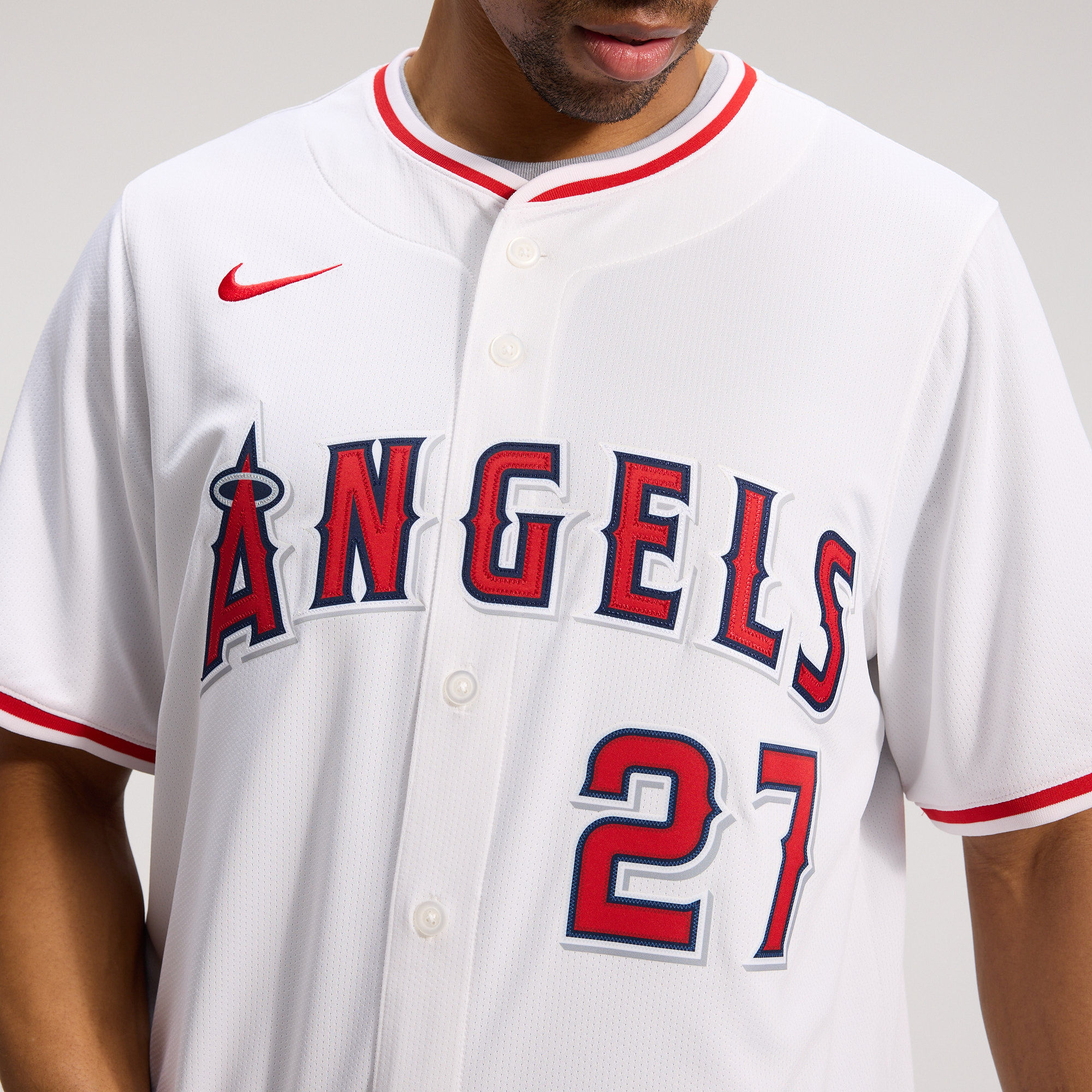 Men's Los Angeles Angels Nike White Home Limited Jersey