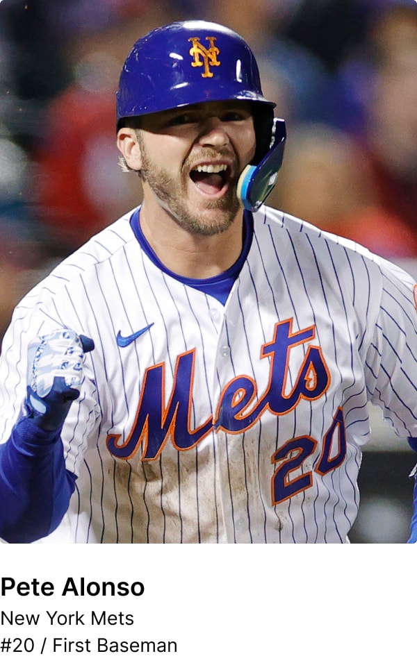 Shop Pete Alonso.