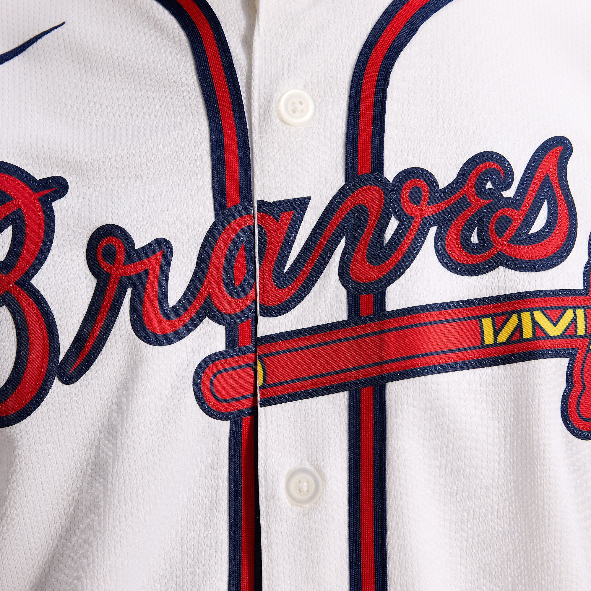 Men's Atlanta Braves Nike White Home Limited Custom Jersey