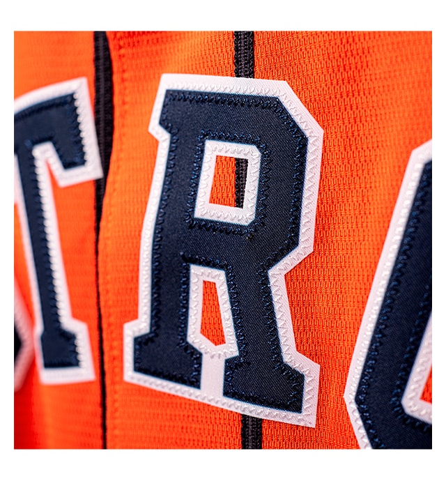 Premium twill team logo and numbers on back for an on-field look.