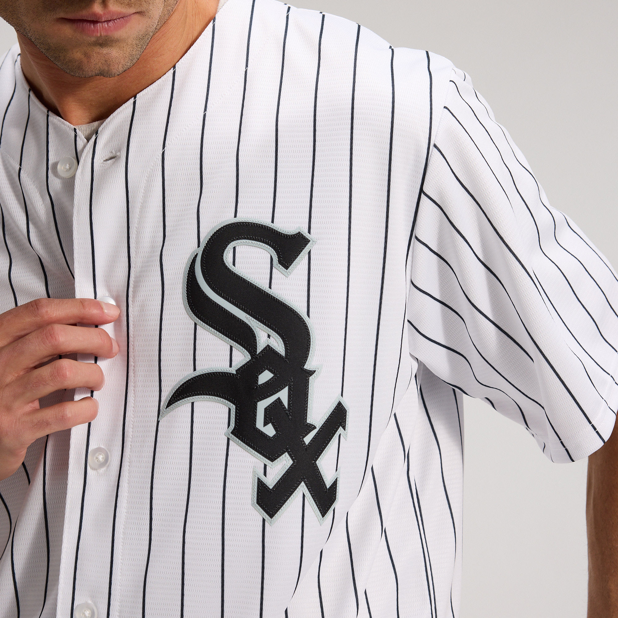Men's Chicago White Sox Chase Meidroth Nike White Home Replica Jersey