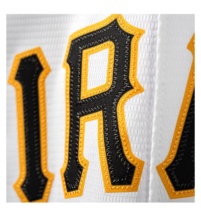 Premium twill team logo and numbers on back for an on-field look.