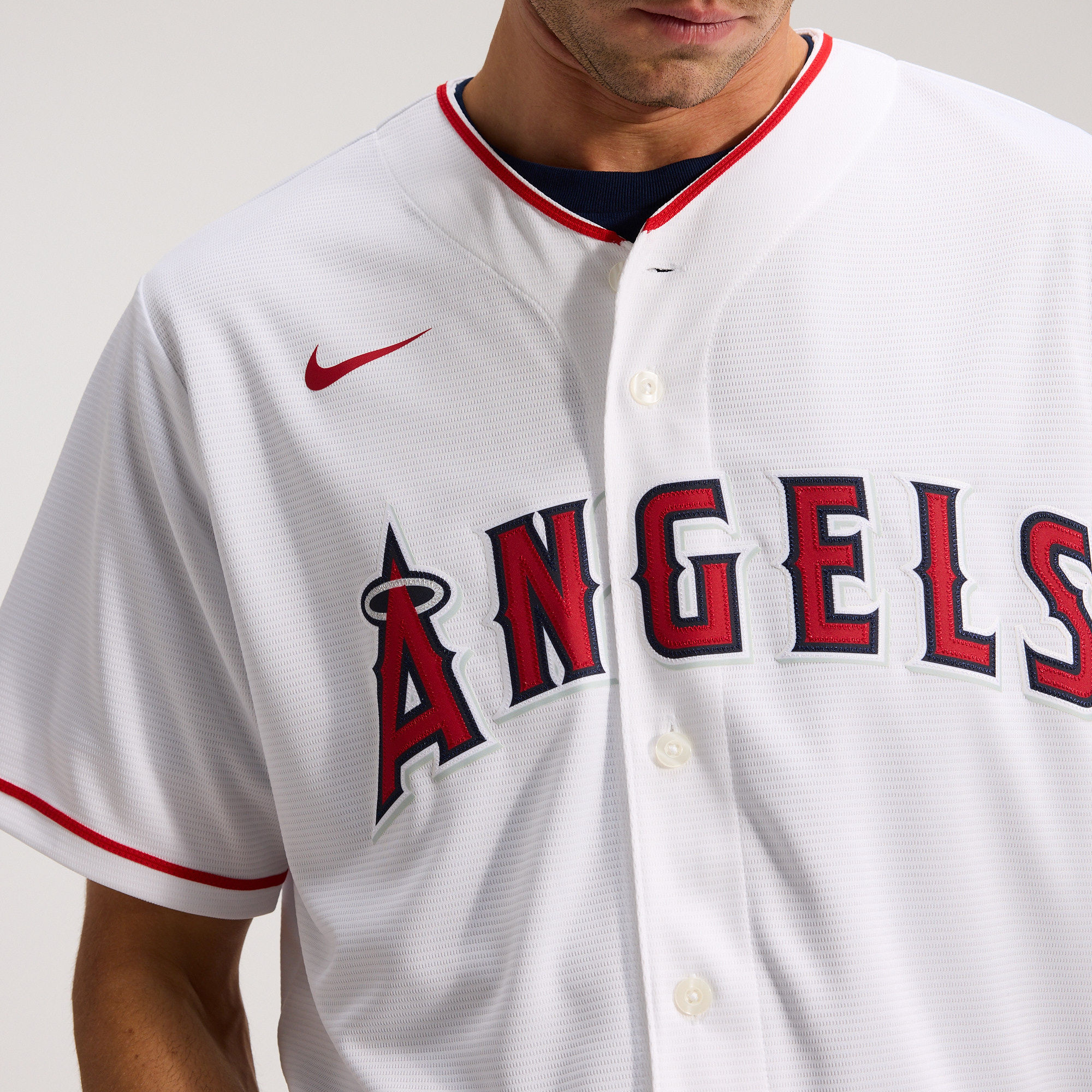 Men's Los Angeles Angels Logan O'Hoppe Nike White Home Replica Jersey