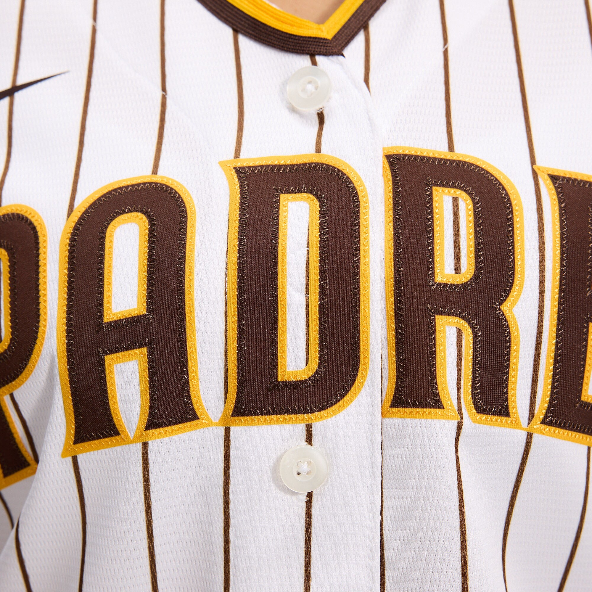 Women's San Diego Padres Nike White #1 Mom Home Replica Jersey