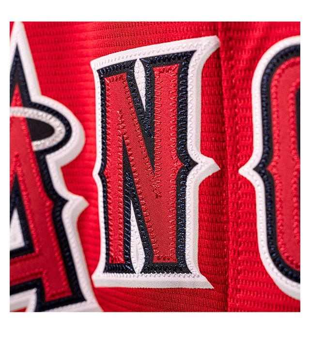 Premium twill team logo and numbers on back for an on-field look.