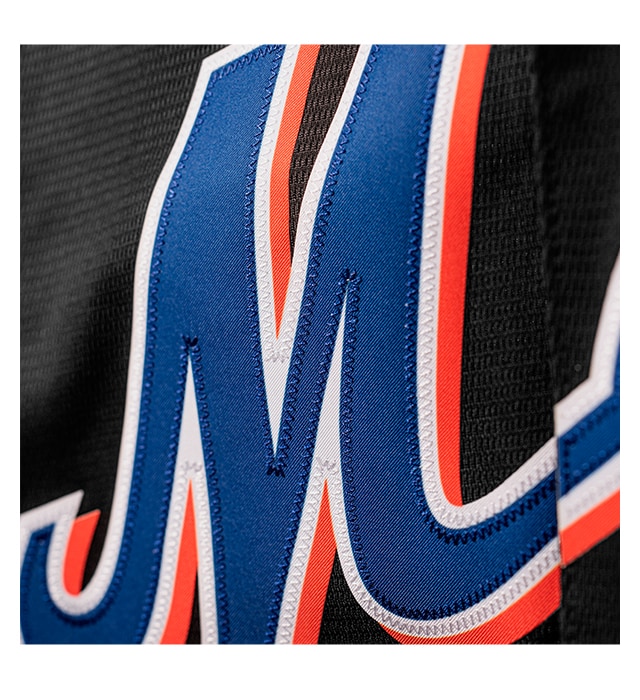 Premium twill team logo and numbers on back for an on-field look.