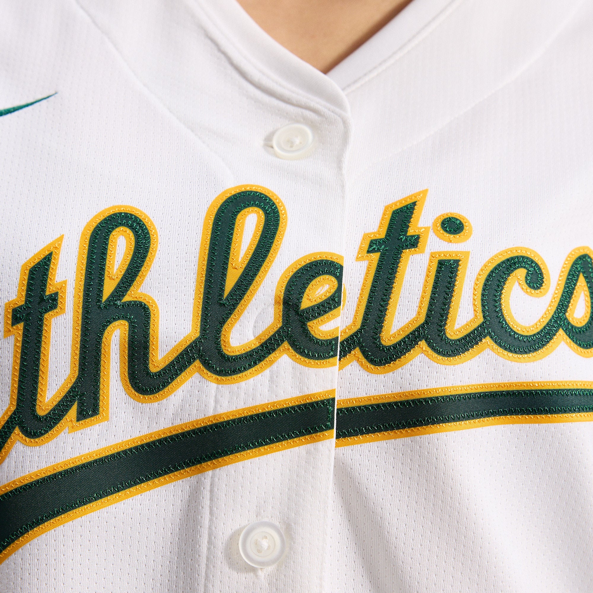 Women's Athletics Nike White Home Limited Jersey