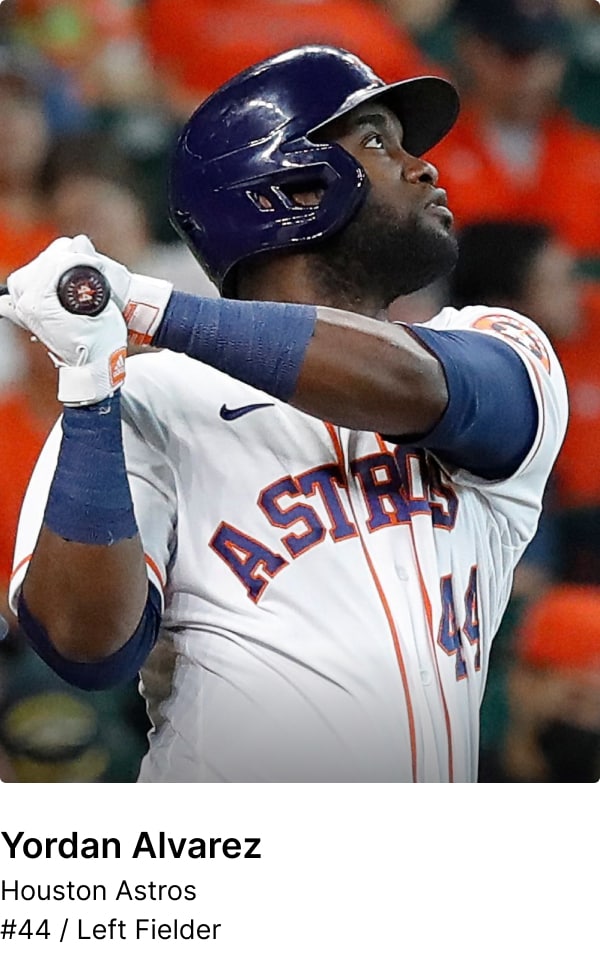 Yordan Alvarez. Shop Now. 