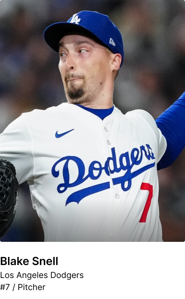 Blake Snell. Shop Now.