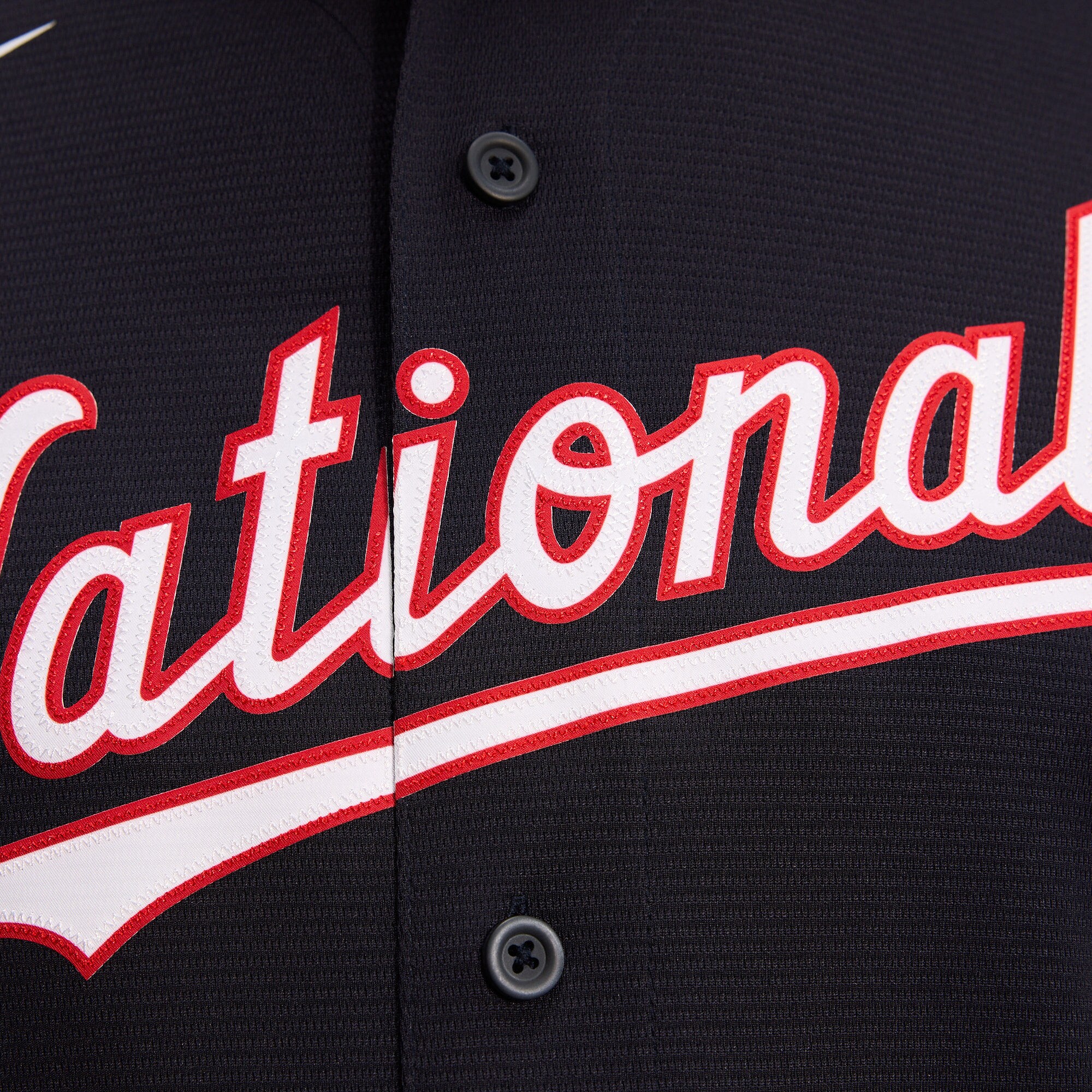 Men's Washington Nationals Nike Navy Alternate Custom Replica Jersey