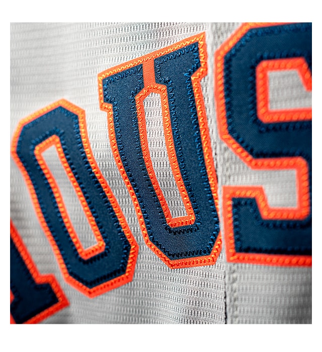 Premium twill team logo and numbers on back for an on-field look.
