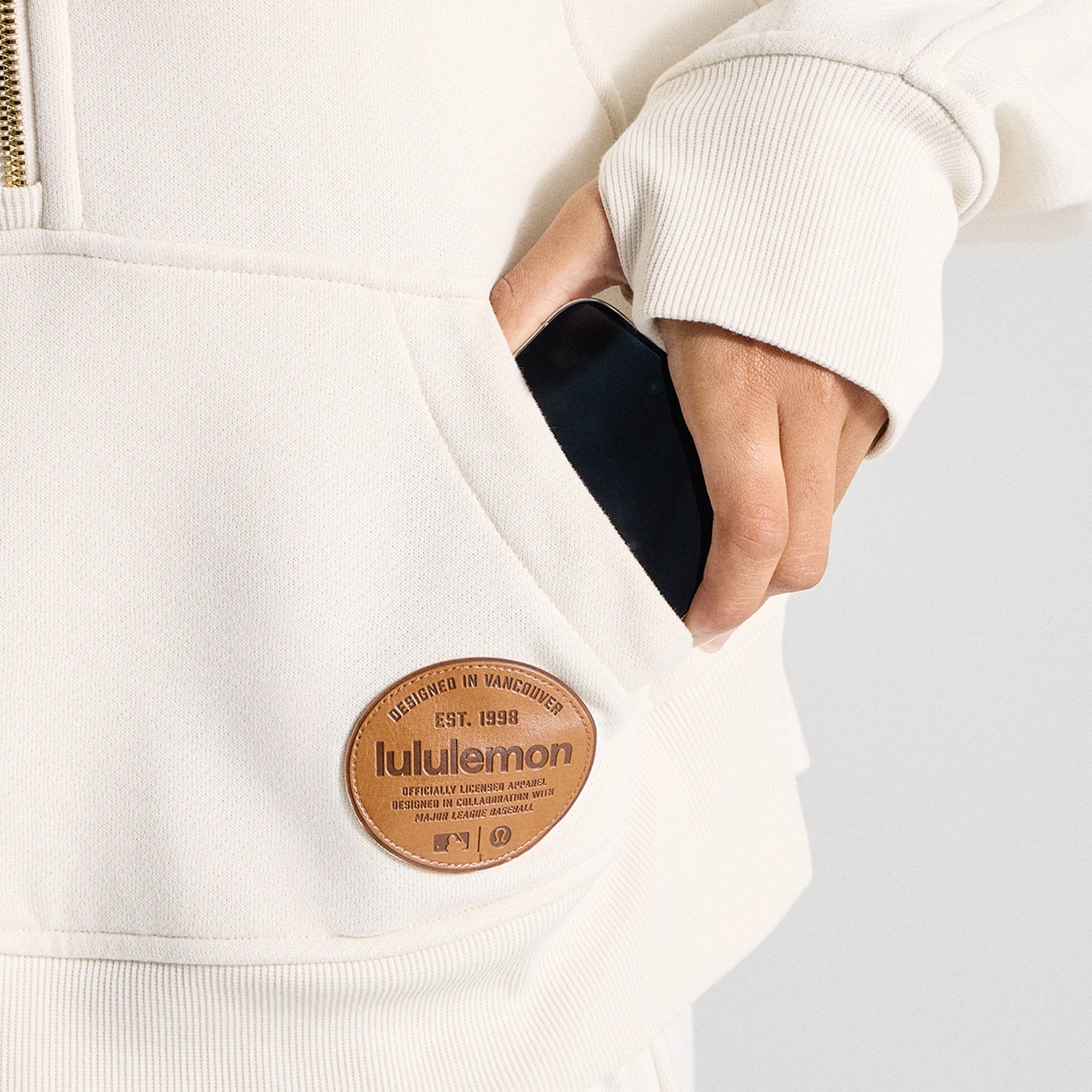 Women's Los Angeles Dodgers lululemon Light Ivory Scuba Oversized