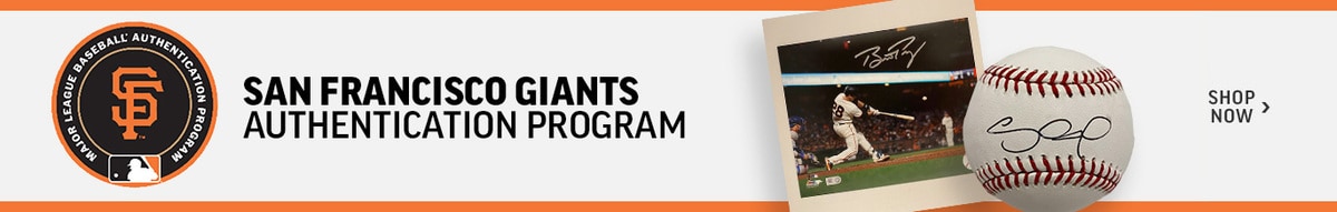 San Francisco Giants Authentication Program Shop Now