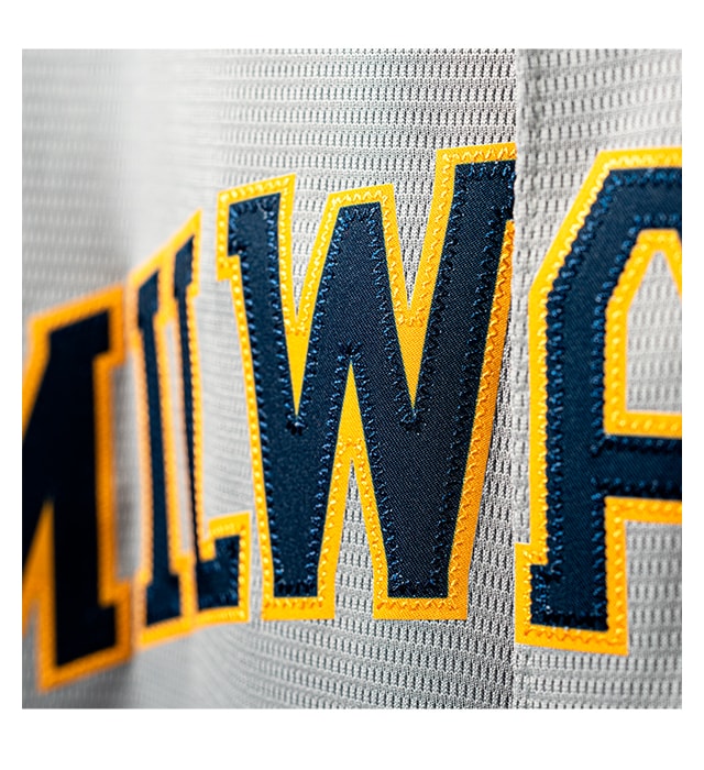 Premium twill team logo and numbers on back for an on-field look.